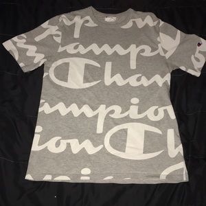 Gray champion T-shirt